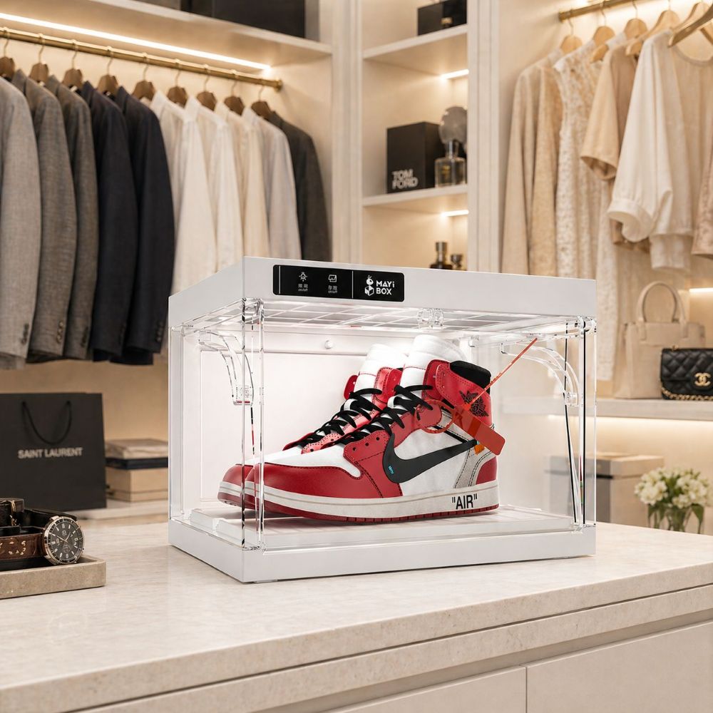 Exhibidor de Sneakers Inteligente con iluminación LED