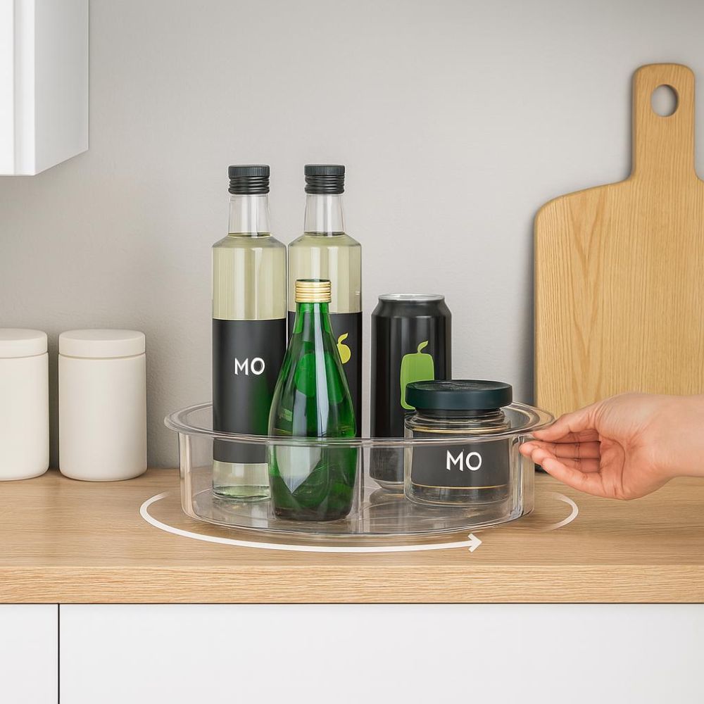 Contenedor Organizador Giratorio para cocina