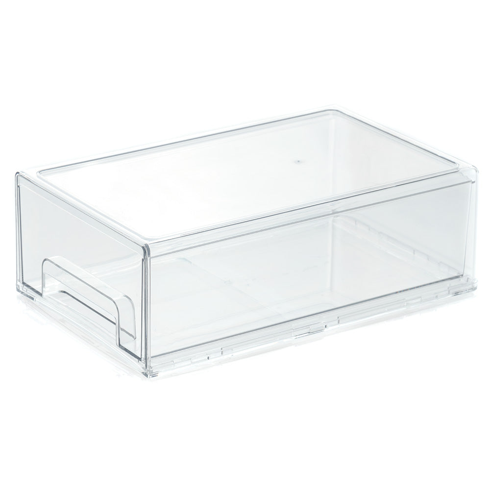 Cajon para nevera apilable optimiza el espacio en tu nevera