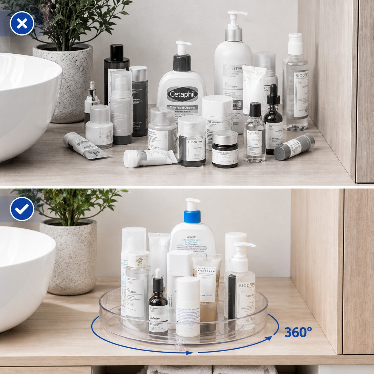 Organizador Giratorio para Baño