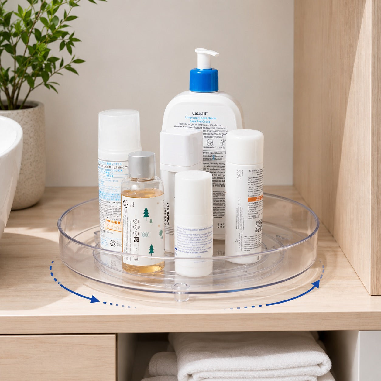 Organizador Giratorio para Baño