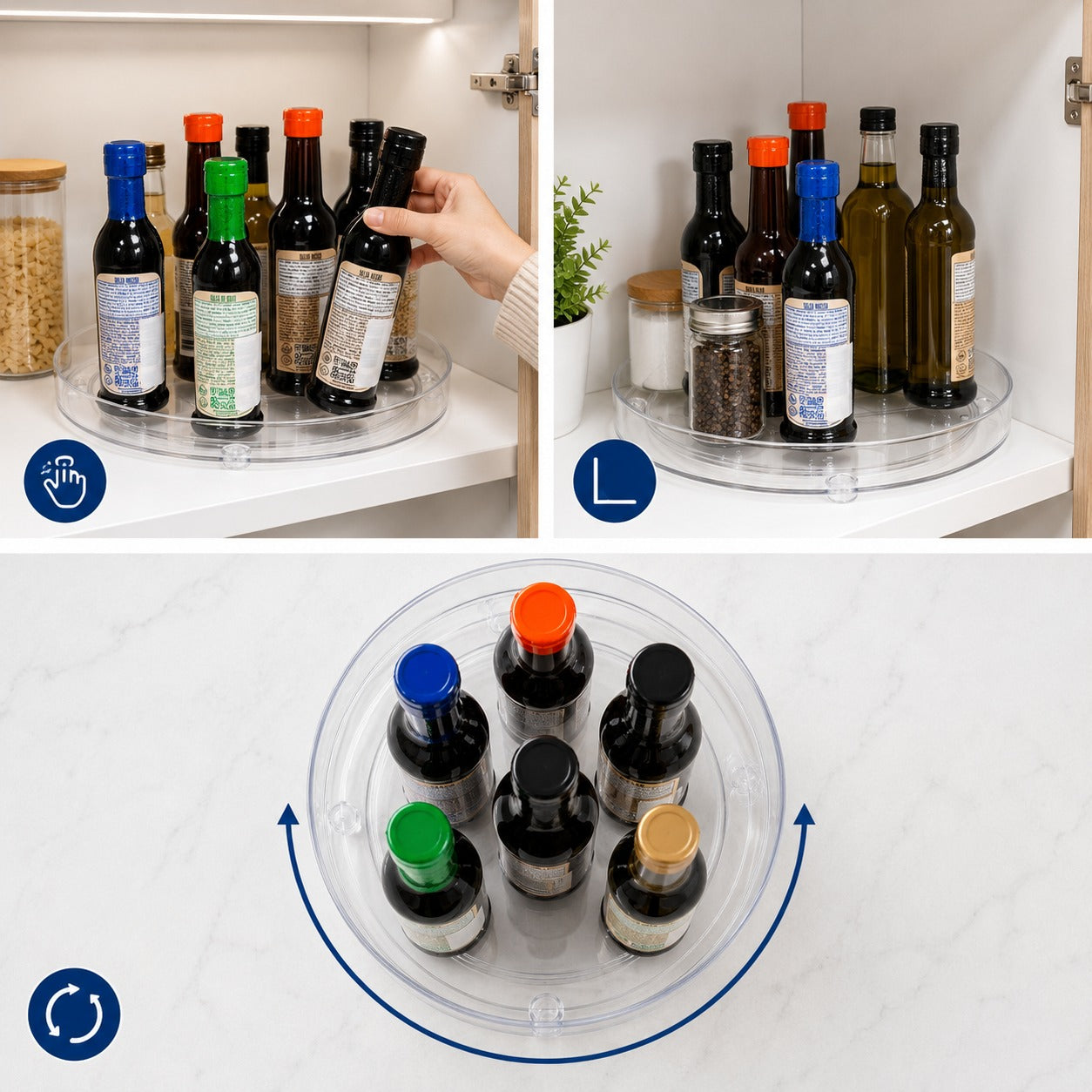 Organizador Giratorio para Cocina
