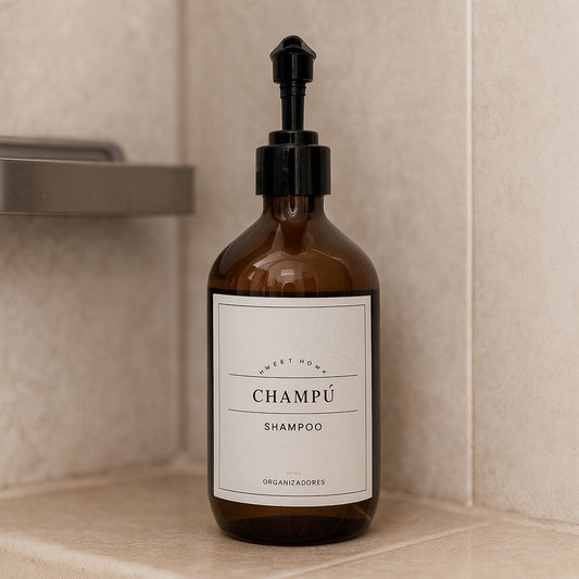 Frasco Dispensador de Shampoo