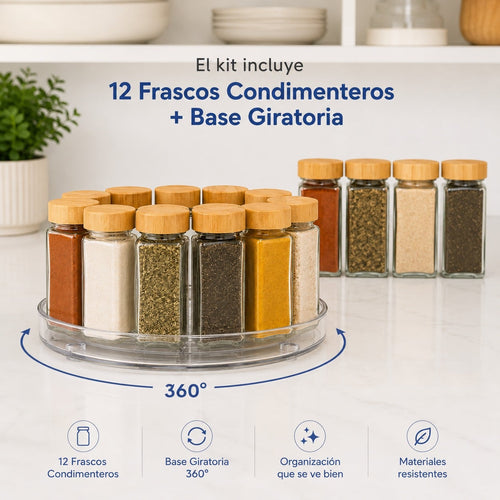 Kit para Organizar Condimentos