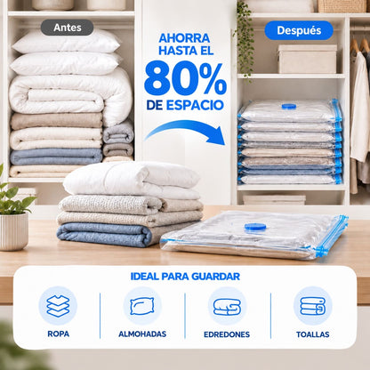 Kit Bolsas al Vacio para Ropa