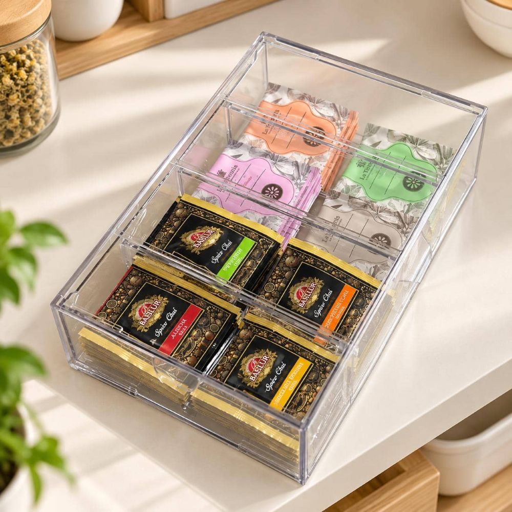 Organizador de Té y Aromaticas en Acrilico