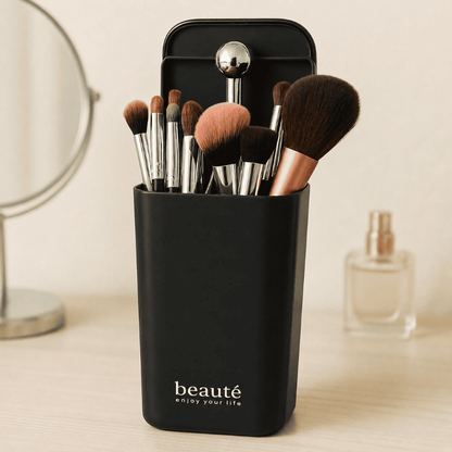Organizador de Brochas de Maquillaje Retráctil