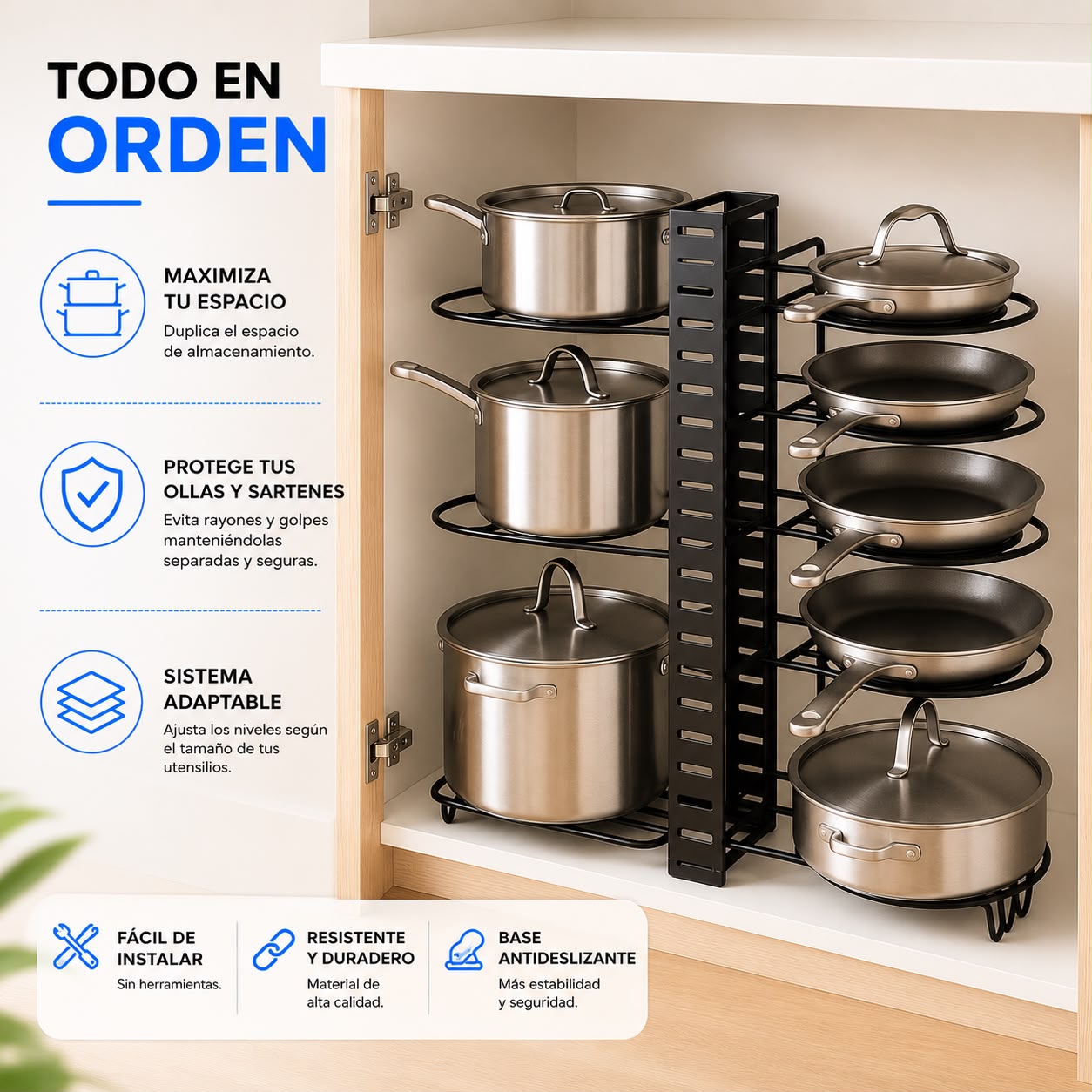 Organizador de Ollas