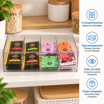 Organizador de Té y Aromaticas en Acrilico