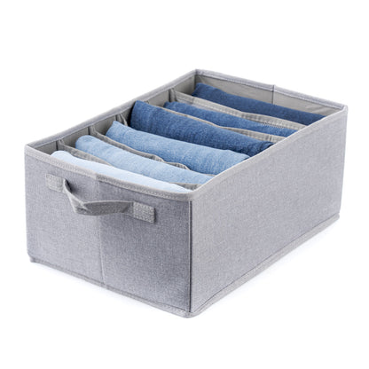 Caja para organizar jeans, organizador en tela, caja de tela