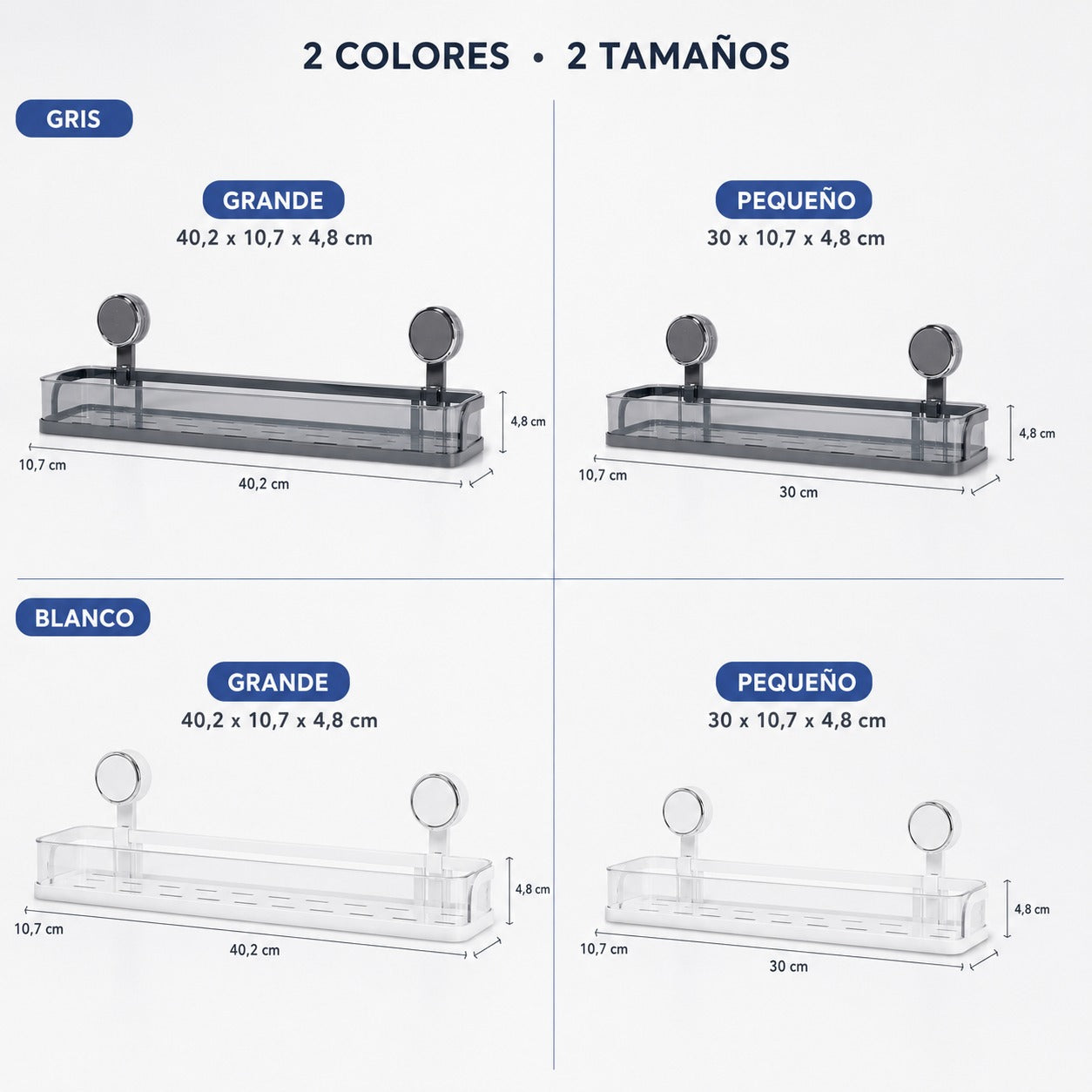 Repisa para Ducha sin taladro