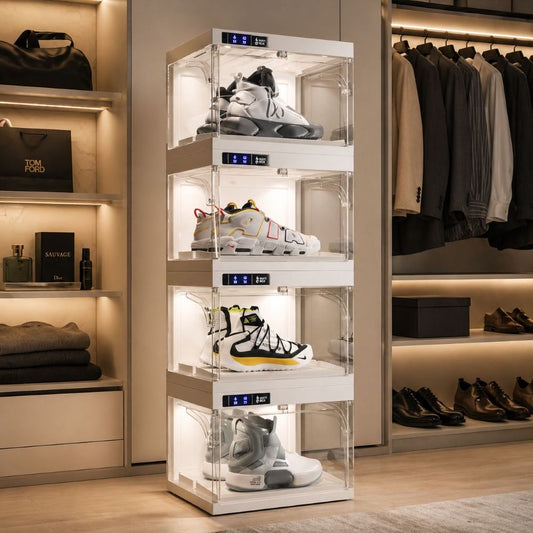 Exhibidor de Sneakers Inteligente con iluminación LED