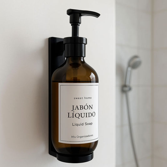 Soporte de Pared para Frasco Dispensador