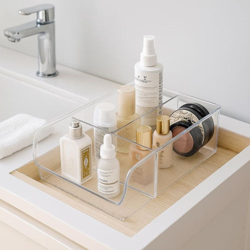 Caja Transparente Rectangular Mediana para baño
