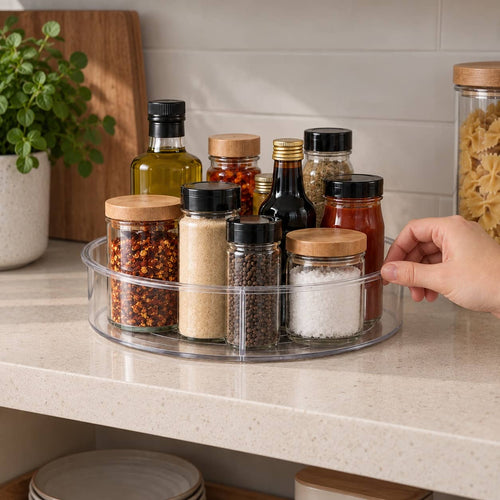Contenedor Organizador Giratorio para cocina