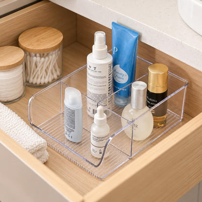 Caja Transparente Rectangular Mediana para baño