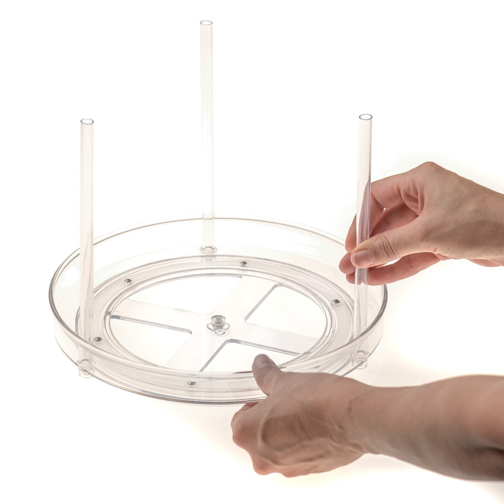 Organizador Giratorio 360 para baño con Base Doble